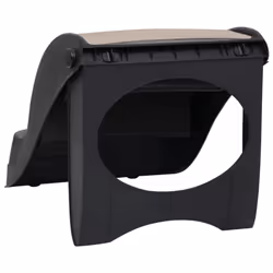 vidaXL Folding 3-Step Dog Stairs Black Pet Furniture Ladders Ramps Indoor - Additional view 4