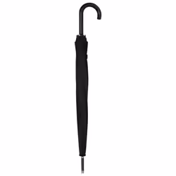 vidaXL Umbrella Automatic Black Outdoor Patio Handle Rain Walking Umbrella