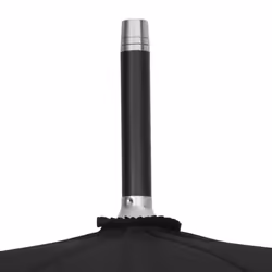vidaXL Umbrella Automatic Black Outdoor Patio Handle Rain Walking Umbrella - Additional view 4