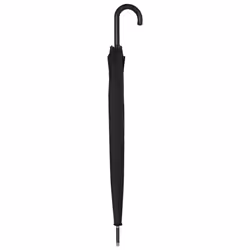 vidaXL Umbrella Automatic Black Outdoor Patio Handle Rain Walking Umbrella