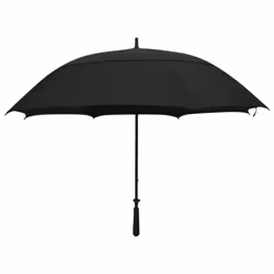 vidaXL Umbrella Black Outdoor Patio Rainy Day Handle Rain Walking Umbrella