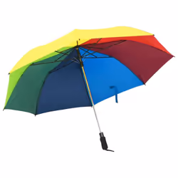 vidaXL Automatic Folding Umbrella Multicolour Portable Rain Travel Umbrella