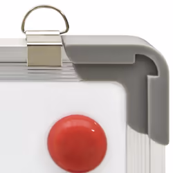 vidaXL Magnetic Whiteboard White Steel Presentation Supply Dry-Erase Board - Additional view 5