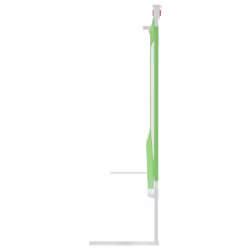 vidaXL Toddler Safety Bed Rail Green 90x25 cm Fabric Baby Cot Bed Protection - Additional view 4