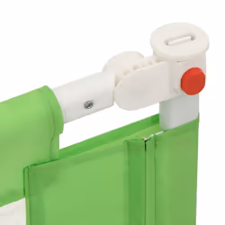 vidaXL Toddler Safety Bed Rail Green 90x25 cm Fabric Baby Cot Bed Protection - Additional view 5