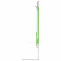 vidaXL Toddler Safety Bed Rail Green 100x25 cm Fabric Baby Cot Bed Protection - Additional view 4