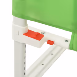 vidaXL Toddler Safety Bed Rail Green 100x25 cm Fabric Baby Cot Bed Protection - Additional view 6