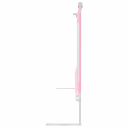 vidaXL Toddler Safety Bed Rail Pink 90x25 cm Fabric Baby Cot Bed Protection - Additional view 4