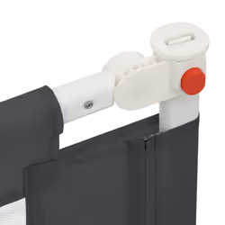 vidaXL Toddler Safety Bed Rail Dark Grey 190x25 cm Fabric Baby Cot Protection - Additional view 6