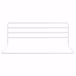 vidaXL Toddler Safety Bed Rail White (76-137)x55 cm Iron Baby Cot Protection - Additional view 2