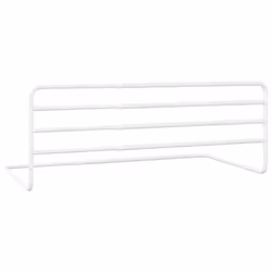 vidaXL Toddler Safety Bed Rail White (76-137)x55 cm Iron Baby Cot Protection - Additional view 4