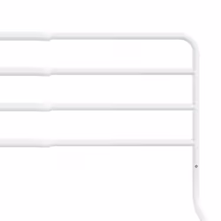 vidaXL Toddler Safety Bed Rail White (76-137)x55 cm Iron Baby Cot Protection - Additional view 6
