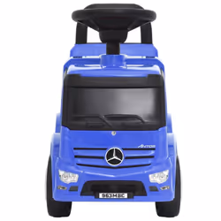 vidaXL Step Car Mercedes-Benz Truck Blue Ride-On Baby Children Walk Car Toy