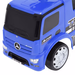 vidaXL Step Car Mercedes-Benz Truck Blue Ride-On Baby Children Walk Car Toy