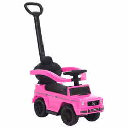 vidaXL Push Walk Car Mercedes-Benz G63 Kids Pedal Riding Vehicle Multi Colors - pink