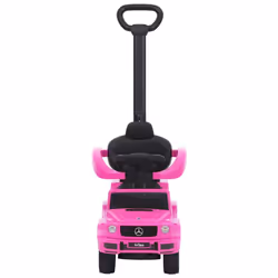 vidaXL Push Walk Car Mercedes-Benz G63 Kids Pedal Riding Vehicle Multi Colors - pink