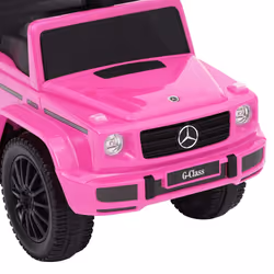 vidaXL Push Walk Car Mercedes-Benz G63 Kids Pedal Riding Vehicle Multi Colors - pink - Additional view 5