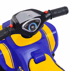 vidaXL Children's Ride-on Quad Good Year Blue for Baby kids Vehicles Car Toy - Additional view 4