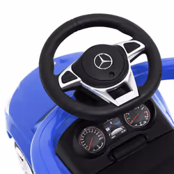 vidaXL Push Walk Car Mercedes-Benz C63 Blue Ride-on Baby Children Car Toy - Additional view 5