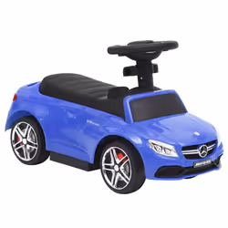 vidaXL Push Walk Car Mercedes-Benz C63 Blue Ride-on Baby Children Car Toy - Additional view 7
