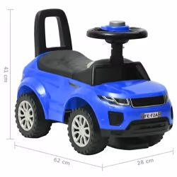 vidaXL Step Car Blue Game Garden Ride-on Toy Push Pedal Walk Learn Vehicle