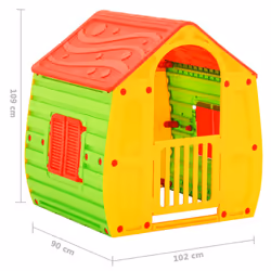 vidaXL Kids Playhouse Game Play Outdoor Activity Equipment Imagination Toy - Additional view 6