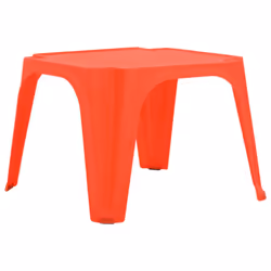 vidaXL Children's Table and Chair Set PP School Outdoor Colourful Furniture