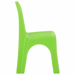 vidaXL Children's Table and Chair Set PP School Outdoor Colourful Furniture - Additional view 6