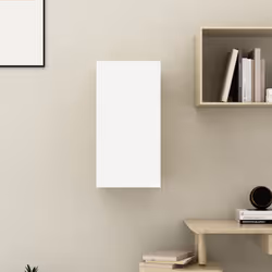 vidaXL TV Cabinet White Engineered Wood Wall Mounted Cabinet Stand Furniture - Additional view 10