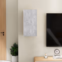 vidaXL TV Cabinet Concrete Grey Engineered Wood Wall Mounted Stand Furniture - Additional view 9