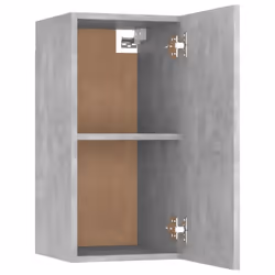 vidaXL 2x TV Cabinets Concrete Grey Chipboard Wall Mounted Hifi Stand Indoor - Additional view 6