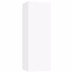 vidaXL TV Cabinet White Engineered Wood Wall Mounted Cabinet Stand Furniture - Additional view 2