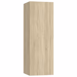 vidaXL 2x TV Cabinets Sonoma Oak Engineered Wood Wall Mounted Stand Indoor