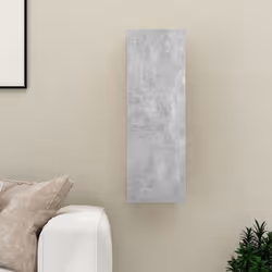 vidaXL TV Cabinet Concrete Grey Engineered Wood Wall Mounted Stand Furniture