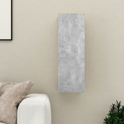 vidaXL TV Cabinet Concrete Grey Engineered Wood Wall Mounted Stand Furniture