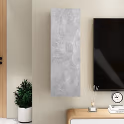 vidaXL TV Cabinet Concrete Grey Engineered Wood Wall Mounted Stand Furniture - Additional view 9
