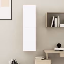 vidaXL TV Cabinet White Engineered Wood Wall Mounted Cabinet Stand Furniture - Additional view 10