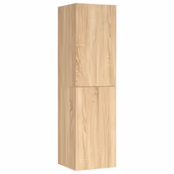 vidaXL TV Cabinet Sonoma Oak Engineered Wood Wall Mounted Stand Living Room