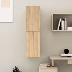 vidaXL TV Cabinet Sonoma Oak Engineered Wood Wall Mounted Stand Living Room - Additional view 10