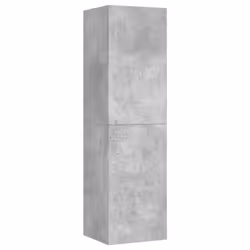 vidaXL TV Cabinet Concrete Grey Engineered Wood Wall Mounted Stand Living Room