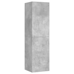 vidaXL TV Cabinet Concrete Grey Engineered Wood Wall Mounted Stand Living Room