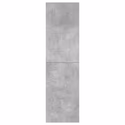 vidaXL TV Cabinet Concrete Grey Engineered Wood Wall Mounted Stand Living Room