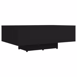 vidaXL Coffee Table Black Engineered Wood Living Room Furniture Couch Table