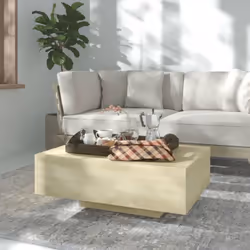 vidaXL Coffee Table Sonoma Oak Engineered Wood Indoor Furniture Couch Table