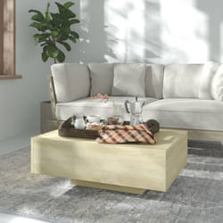 vidaXL Coffee Table Sonoma Oak Engineered Wood Indoor Furniture Couch Table