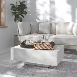 vidaXL Coffee Table Concrete Grey Engineered Wood Home Furniture Couch Table