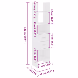 VidaXL 803416 living room bookcase - Additional view 7