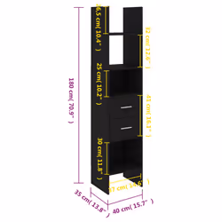 VidaXL 803417 living room bookcase - Additional view 7