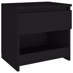 VidaXL 803446 nightstand/bedside table Black - Additional view 4