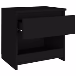 VidaXL 803446 nightstand/bedside table Black - Additional view 7